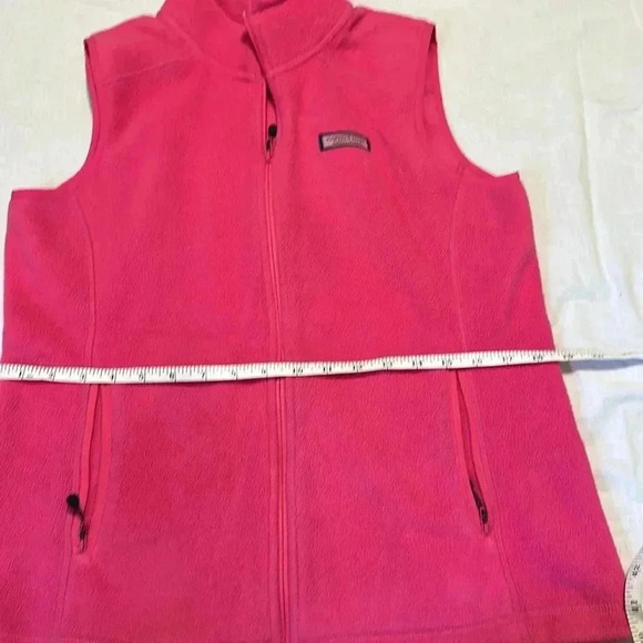 Vineyard Vines pink fleece zip up vest size medium - Picture 7 of 7
